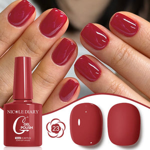 Color Gel Polish 10ml Gel Nail Polish NICOLE DIARY 23