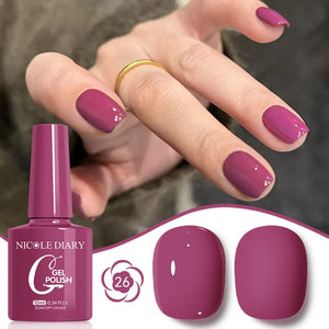 Color Gel Polish 10ml Gel Nail Polish NICOLE DIARY 26
