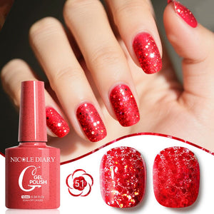 Color Gel Polish 10ml Gel Nail Polish NICOLE DIARY 51