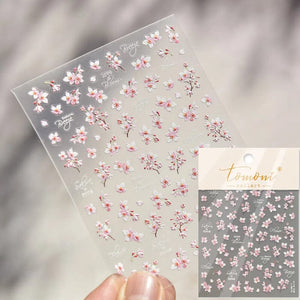 Spring Flowers Blooming Sakura Nail Sticker Nail Sticker No Brand 05