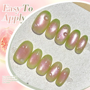 Green Colored Cat Magnetic Gel Polish MY278 Guava 15ml Gel Nail Polish BORN PRETTY