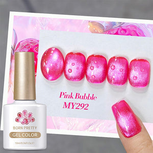 Colored Cat Magnetic Gel Polish MY292 Pink Bubble 10ml Gel Nail Polish BORN PRETTY