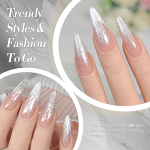 Silver Reflective Glitter Gel Polish SZ19 Neptune 15ml Gel Nail Polish BORN PRETTY