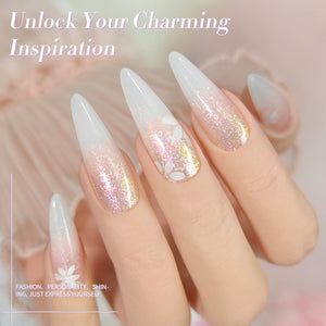 Purple Reflective Glitter Gel Polish SZ20 Fig 15ml Gel Nail Polish BORN PRETTY