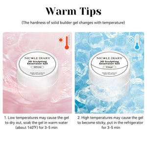 3D Sculpting Extension Gel 8ml Extension Nail Gel NICOLE DIARY