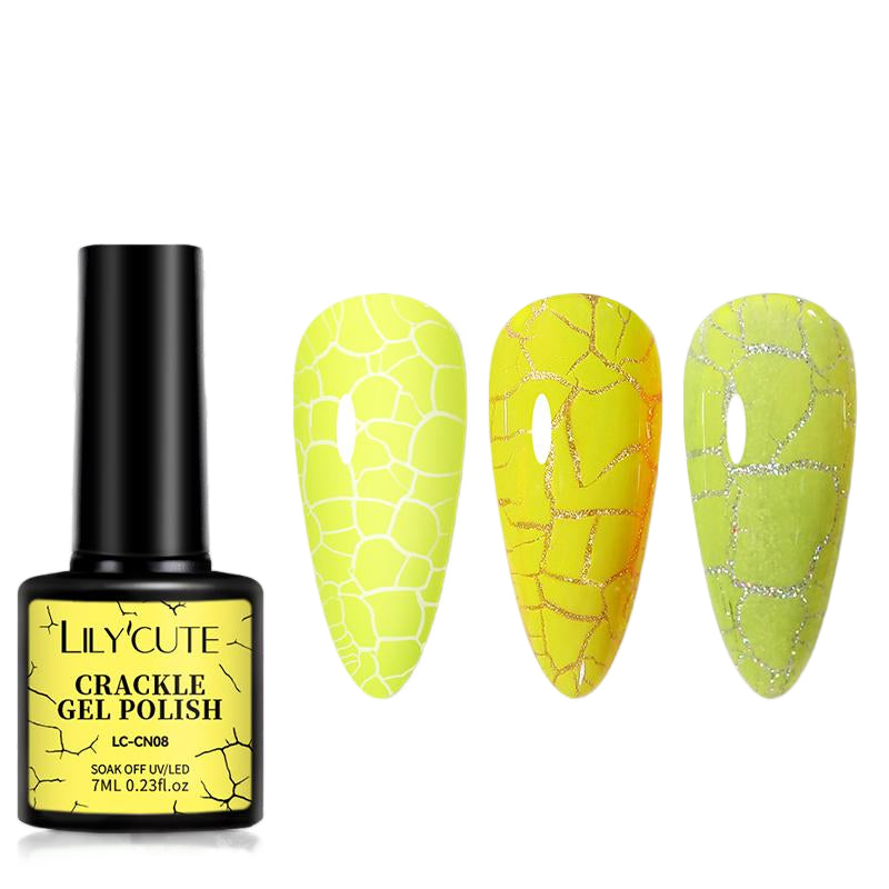 Neon Crackle Gel Polish LC-CN08 7ml