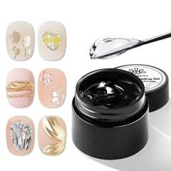 Clear Semi Solid Molding Gel Polish 5g Gel Nail Polish BORN PRETTY