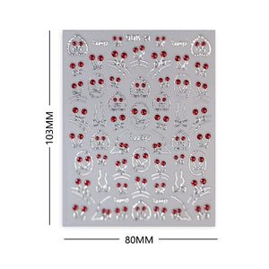 Cherry Bowknot Strawberry 5D Nail Sticker M-906/913 Nail Sticker No Brand