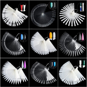 50pcs Natural Color French Display Nail Tips Nail Tips No Brand