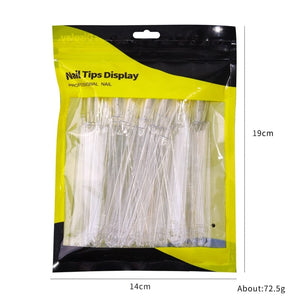 50pcs Natural Color French Display Nail Tips Nail Tips No Brand