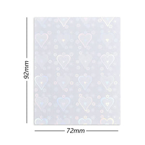 Colorful Heart 3D Nail Sticker Nail Art No Brand