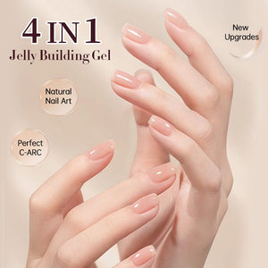 4 In 1 Jelly Building Gel 15ml Base & Top Coat UR SUGAR