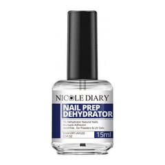 Nail Prep Dehydrator Acid-Free Primer 15ml Nail Care NICOLE DIARY Nail Prep Dehydrator
