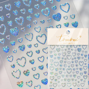 Heart 5D Nail Sticker to5005 Nail Art No Brand