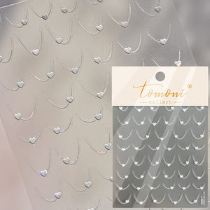 Heart 5D Nail Sticker to5009 Nail Art No Brand
