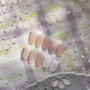 Heart 5D Nail Sticker to5008 Nail Art No Brand