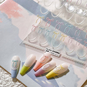 Heart 5D Nail Sticker to5005 Nail Art No Brand