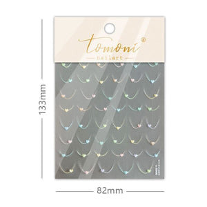 Heart 5D Nail Sticker to5010 Gold Nail Art No Brand
