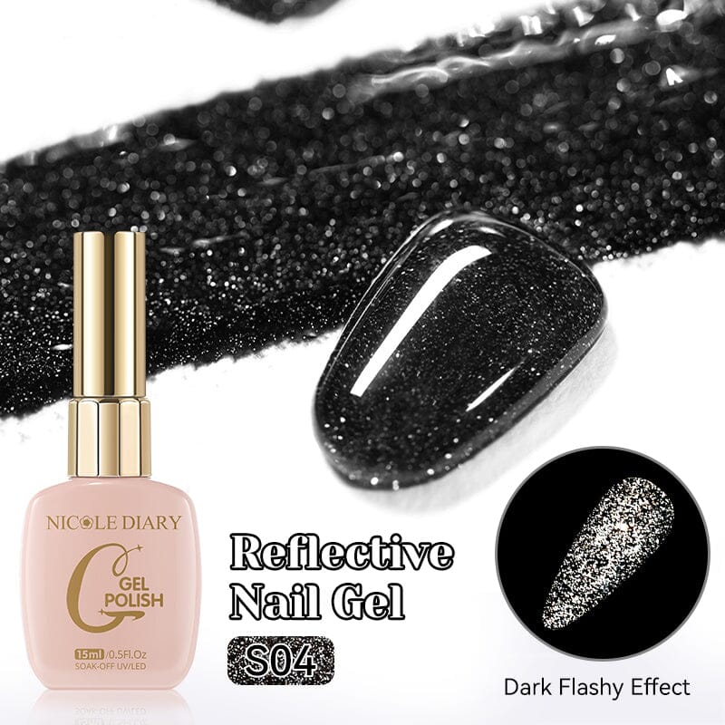 Reflective Gel S04 15ml Gel Nail Polish NICOLE DIARY