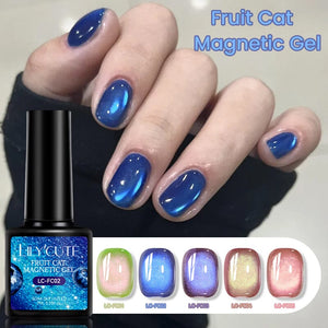 Fruit Cat Magnetic Gel Polish 7ml Gel Nail Polish LILYCUTE 5 Colors