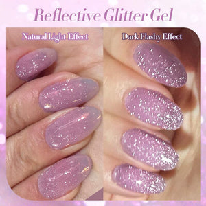 Reflective Glitter Gel SZ32 Carat Mirage 10ml Gel Nail Polish BORN PRETTY