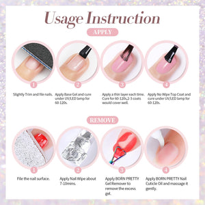 Aurora Gel Polish JG23 Dream Pink 15ml Gel Nail Polish BORN PRETTY