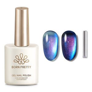 Auroras Cat Magnetic Gel MY311 Night Purple 15ml Gel Nail Polish BORN PRETTY