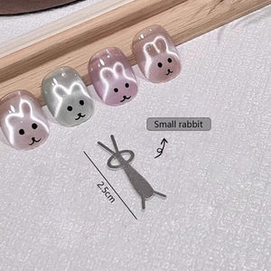 Rabbit Shaped Magnetic Stick #01 Smal Rabbit Tools & Accessories No Brand