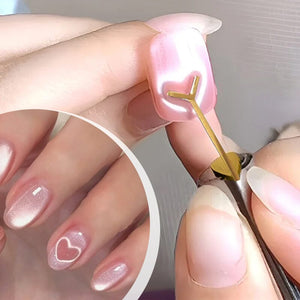 Y-shaped Heart Design Magnetic Stick Gold Tools & Accessories No Brand