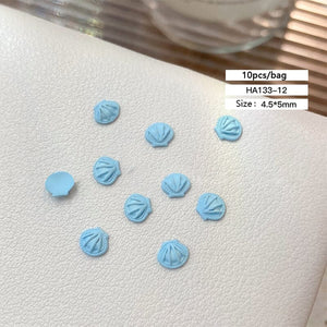 10pcs Ocean Shell 3D Nail Decorations Clearance No Brand HA133-12