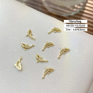 10pcs Ocean Shell 3D Nail Decorations Clearance No Brand HA133-13