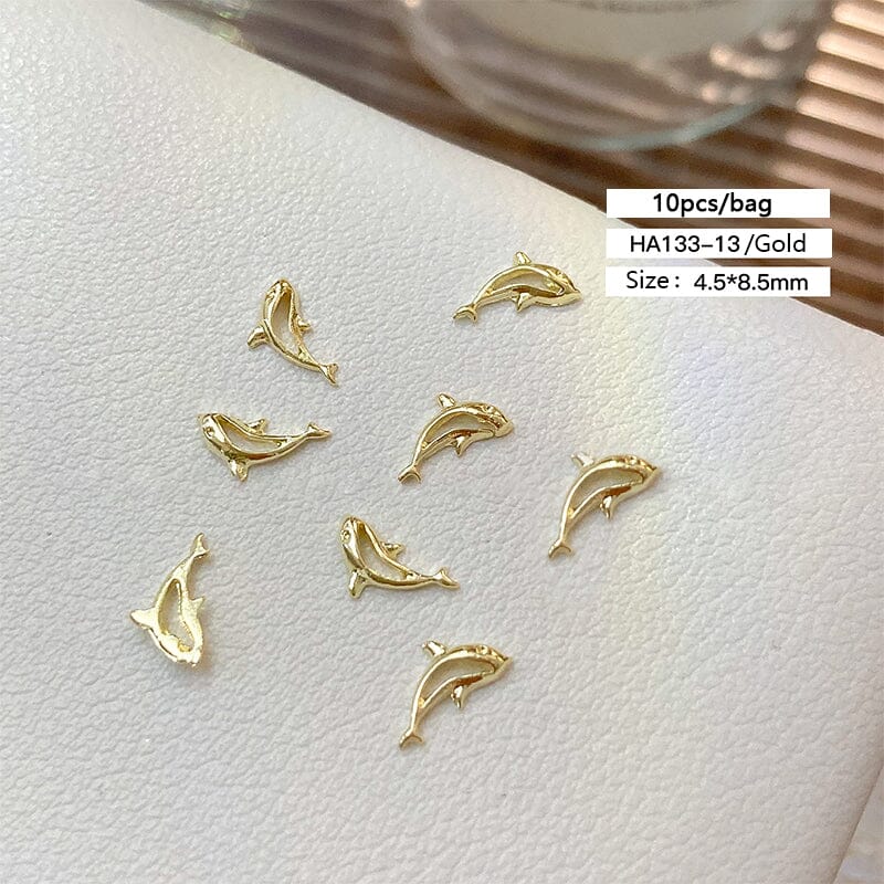 10pcs Ocean Shell 3D Nail Decorations Clearance No Brand HA133-13