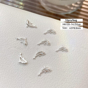 10pcs Ocean Shell 3D Nail Decorations Clearance No Brand HA133-14