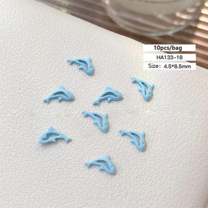 10pcs Ocean Shell 3D Nail Decorations Clearance No Brand HA133-18