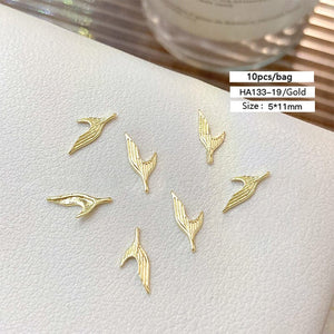 10pcs Ocean Shell 3D Nail Decorations Clearance No Brand HA133-19