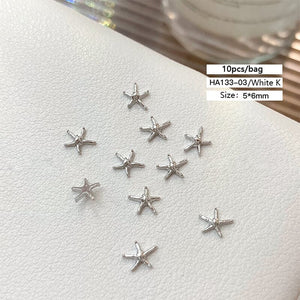 10pcs Ocean Shell 3D Nail Decorations Clearance No Brand HA133-03