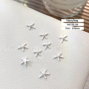 10pcs Ocean Shell 3D Nail Decorations Clearance No Brand HA133-04