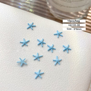10pcs Ocean Shell 3D Nail Decorations Clearance No Brand HA133-06