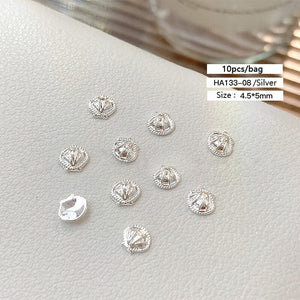 10pcs Ocean Shell 3D Nail Decorations Clearance No Brand HA133-08