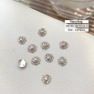 10pcs Ocean Shell 3D Nail Decorations Clearance No Brand HA133-09
