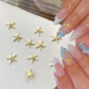10pcs Ocean Shell 3D Nail Decorations Clearance No Brand