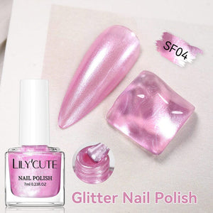 Glitter Nail Polish 7ml Nail Polish LILYCUTE SF04