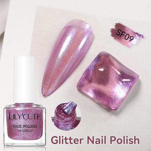 Glitter Nail Polish 7ml Nail Polish LILYCUTE SF09