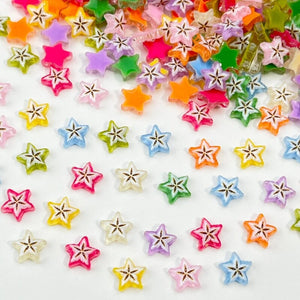10pcs Starfruit Plastic Nail Art Decorations Clearance No Brand