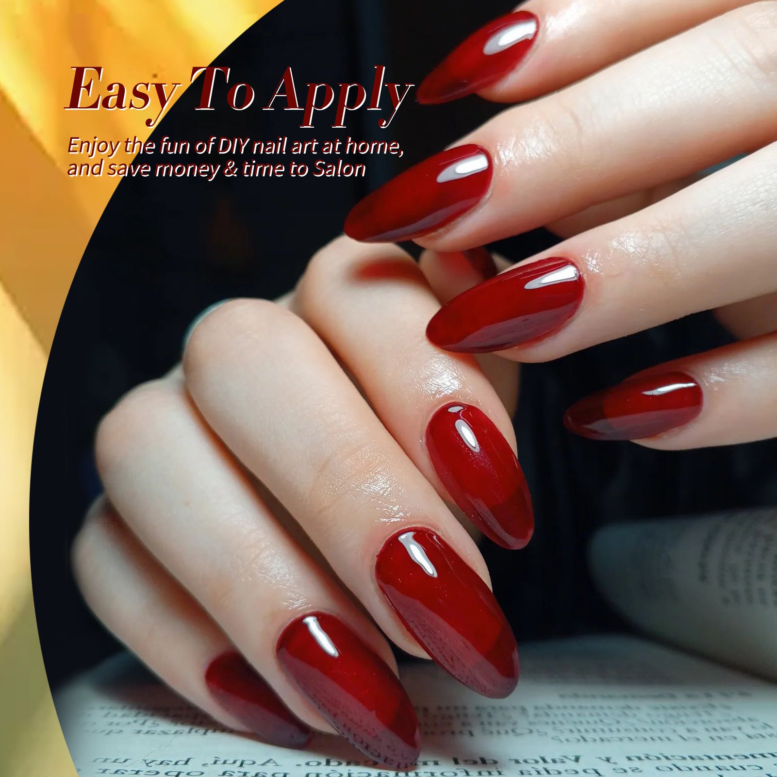 6 Colors Jelly Gel J10 Amber Veil 7ml
