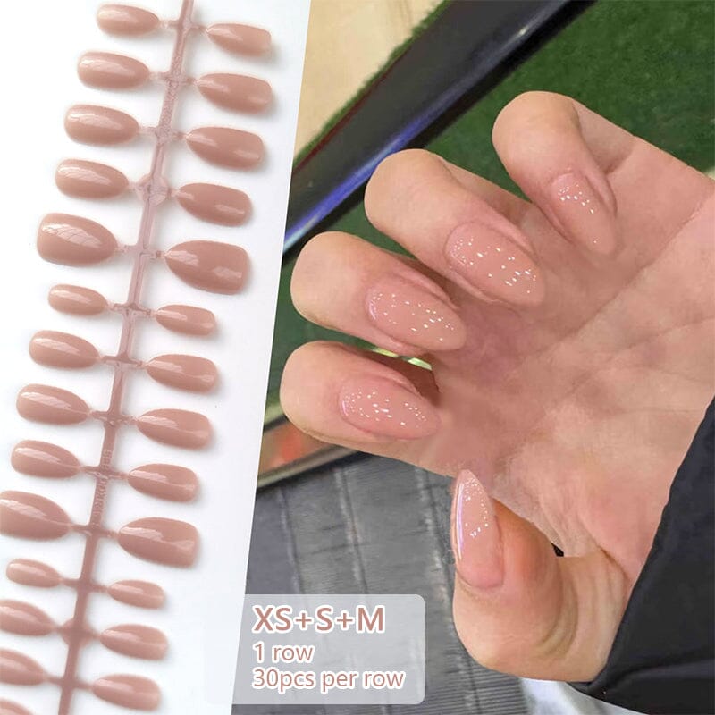 30pcs Press on Nails XS+S+M Sizes Fake Nail Tips Nail Tips No Brand 02
