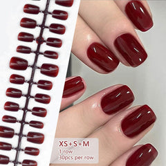 30pcs Press on Nails XS+S+M Sizes Fake Nail Tips Nail Tips No Brand 03