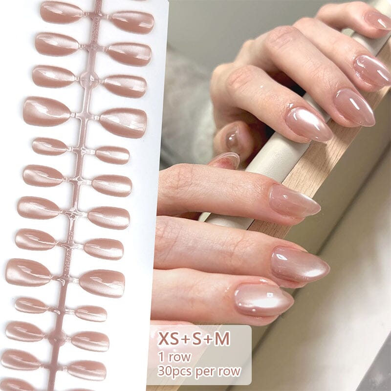 30pcs Press on Nails XS+S+M Sizes Fake Nail Tips Nail Tips No Brand 05