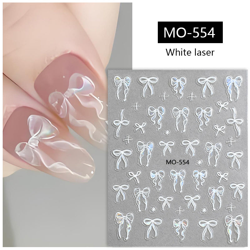 Bowknot 3D Nail Sticker MO-554