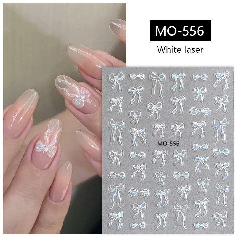 Bowknot 3D Nail Sticker MO-556
